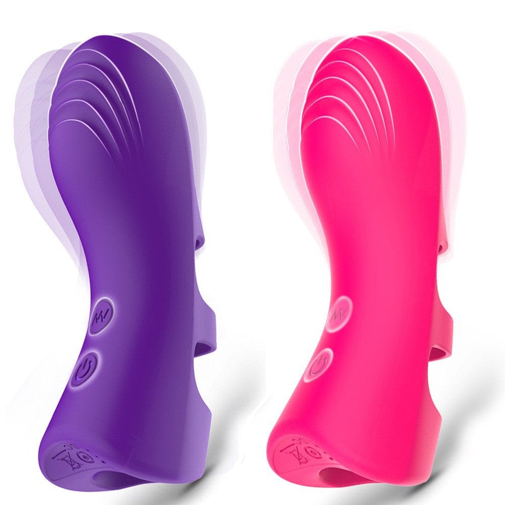 Finger Vibrator Clitoral G Spot Massager with 10 vibration For Couple Foreplay - Lurevibe