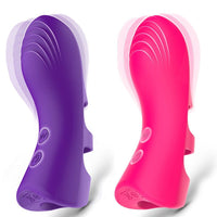 Finger Vibrator Clitoral G Spot Massager with 10 vibration For Couple Foreplay - Lurevibe