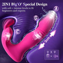 3 In 1 Bunny Wearable Thrusting G Spot Vibrator App Remote Control - Lurevibe