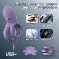 Octopus Lock Delayed Ejaculation Penis Ring Wireless APP