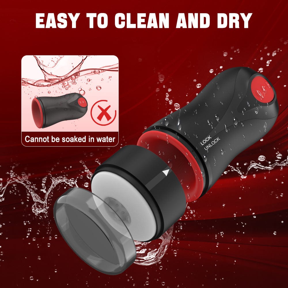 3 Swirling 5 Tightening 10 Vibration Male Blowjob Stroker - Lurevibe