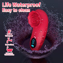Rose Sex Toy Mini Vibrator for Womens Tapping Vibrating sex toy - Lurevibe