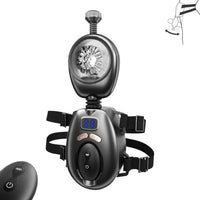 Darth Vader Wearable 9 Thrusting Vibration Male Masturbator With Remote - Lurevibe