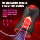 3 Swirling 5 Tightening 10 Vibration Male Blowjob Stroker - Lurevibe