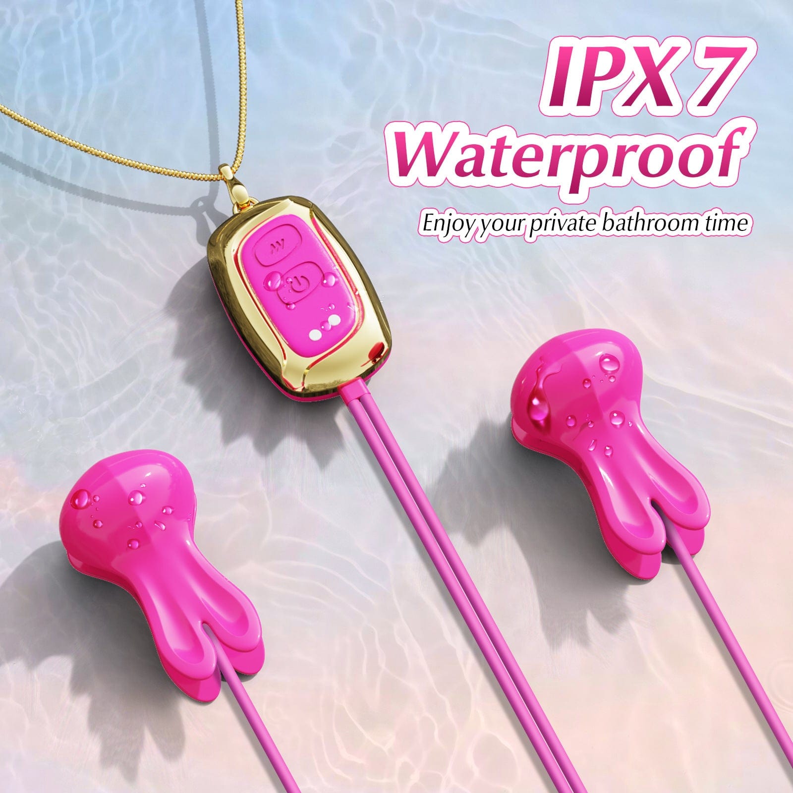 Rabbit Neck-hanging Nipple Clamps Vibrator With APP Control For Couple - Lurevibe