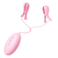 BDSM Electric Shock Nipple Clamp Breast Massager