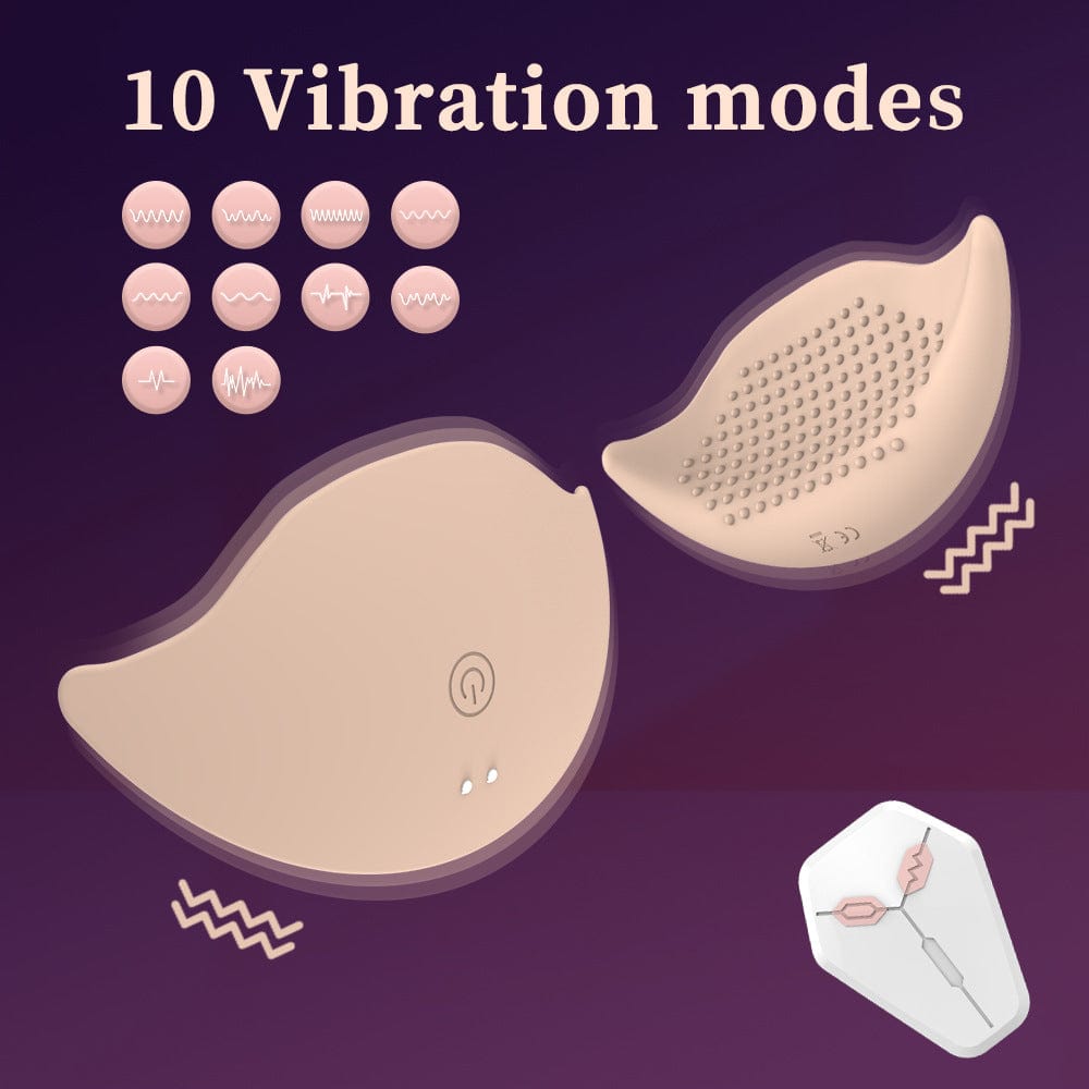 Invisible Wearable Breast Massage Vibrator With Remote Control - Lurevibe