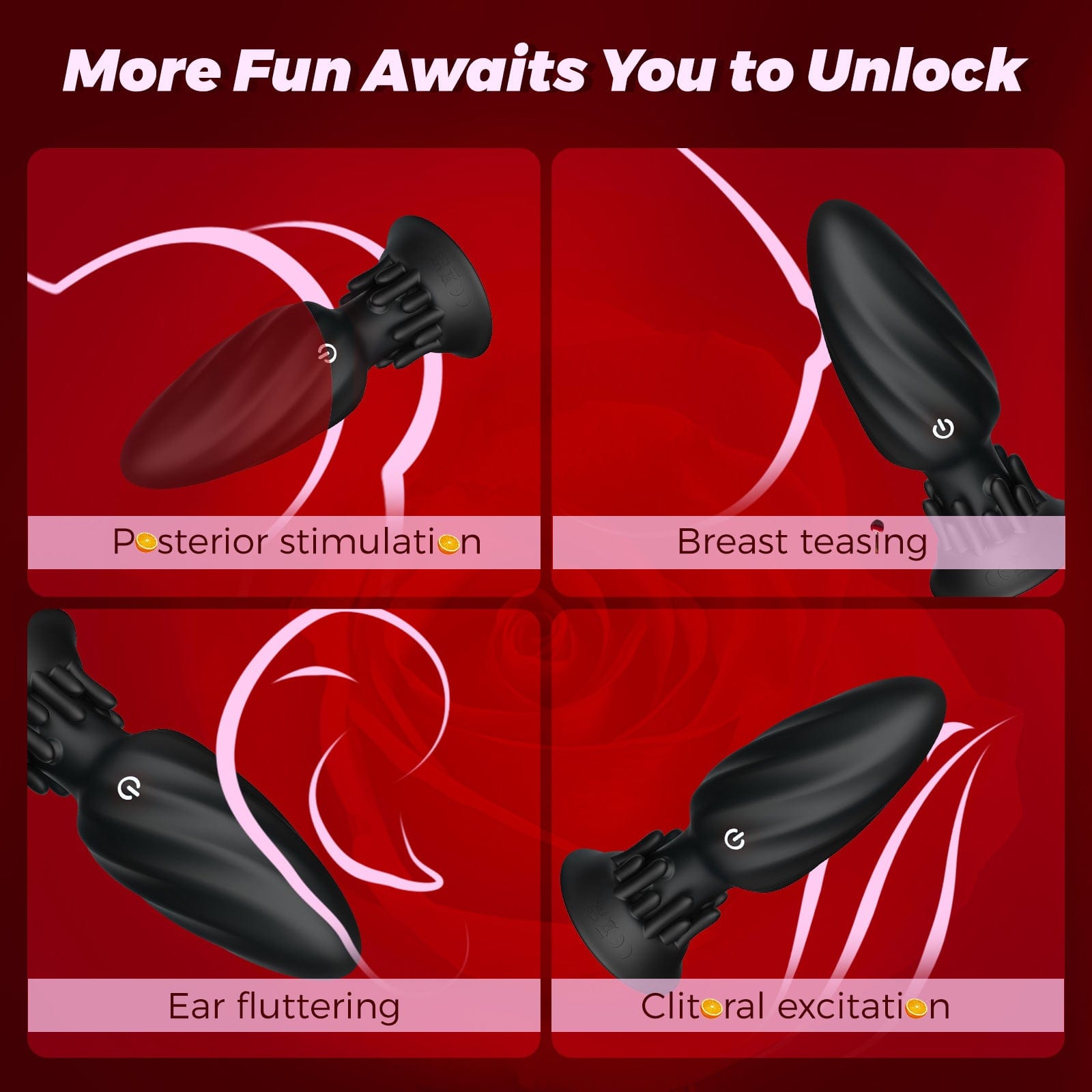APP - Controlled Rotating Anal Plug  9 Modes Waterproof  Quiet - Lurevibe