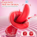 Big Mouth Clitoris Suction G Spot Vibrator with 10 Tongue Licking Modes - Lurevibe