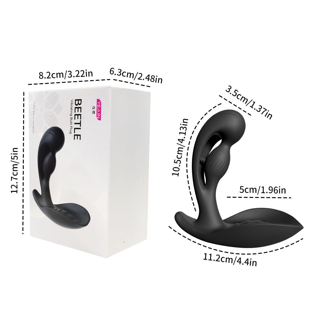 Yeain Prostate Massager 3 Motors 10 Vibrating Anus Testicles Stimulation - Lurevibe