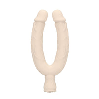 Double Ended Vibrating Rose Dildo Anal Dildo with 10 Vibrating Modes - Lurevibe