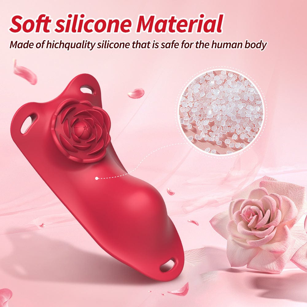 Rose Wearalbe Clitoral Massage Vibrator with Panty & Remote Control - Lurevibe