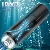 2 in 1 Waterproof Auto Suction Vibration Male Masturbator - Lurevibe