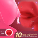 Realistic Tongue Licking Swinging G-spot Vibrator