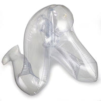 PVC Inflatable Female Half-body Toroso Transparent Model - Lurevibe