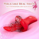 Big Mouth Clitoris Suction G Spot Vibrator with 10 Tongue Licking Modes - Lurevibe