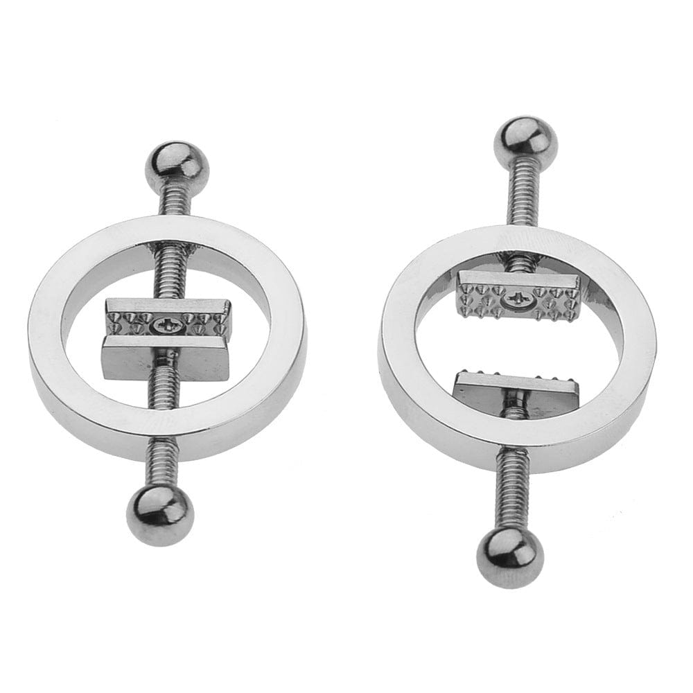 BDSM Metal Adjustable Nipple Clamps Set for Sex Games - Lurevibe