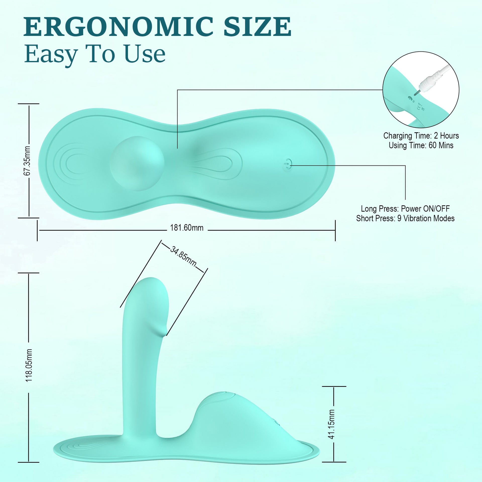 Riding-Style Cushion G Spot Vibrator For Intense Clitoral G-spot Anal Stimulation with APP - Lurevibe