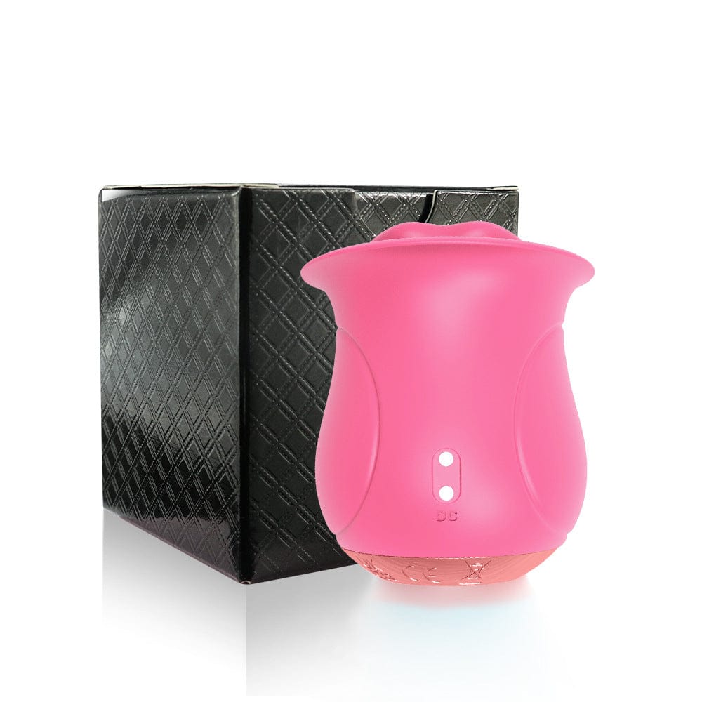 Rose Muncher - Licking Tongue Vibrator 10 French Kissing Modes - Lurevibe