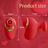 Love Shape Finger Sucking Vibrator Clitoris Stimulation For Couple Foreplay - Lurevibe