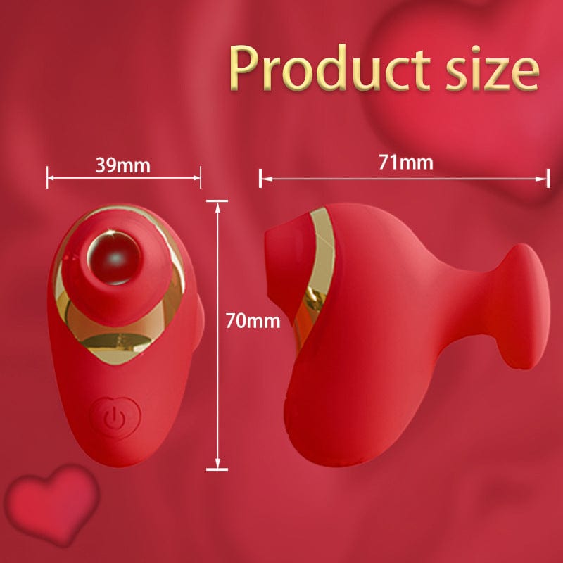 Love Shape Finger Sucking Vibrator Clitoris Stimulation For Couple Foreplay - Lurevibe