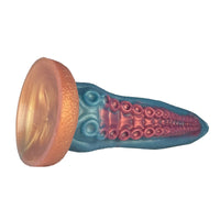 Ocean Blue Octopus Tentacle Silicone Anal Dilator Fantasy Dildo - Lurevibe