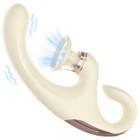 Sandra Tongue Licking Vacuum Suction Clitoral G-spot Vibrator - Lurevibe