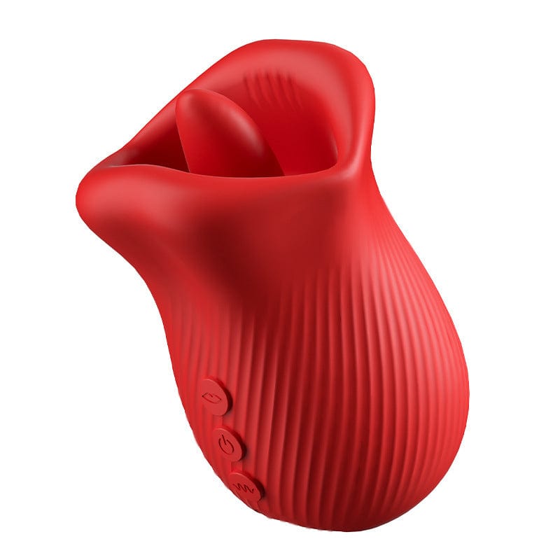 Omysky Rose Muncher - Mouth Biting Tongue Licker Clitoral Vibrator - Lurevibe