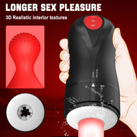 3 Swirling 5 Tightening 10 Vibration Male Blowjob Stroker - Lurevibe