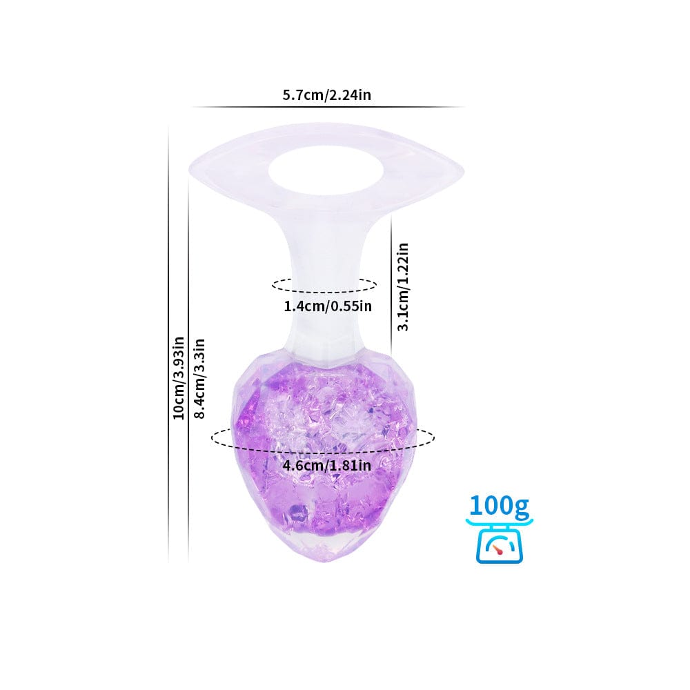 Diamond Crystal Rainbow Wearable Butt Plug Anal Sex Toy