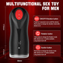 3 Swirling 5 Tightening 10 Vibration Male Blowjob Stroker - Lurevibe