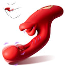 Red Lip Pro Biting Clit Scratching G Spot Vibrator - Lurevibe