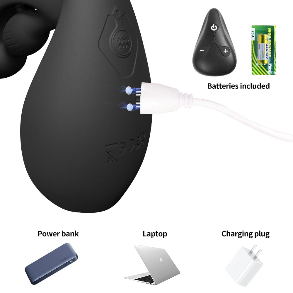 Yeain Prostate Massager 3 Motors 10 Vibrating Anus Testicles Stimulation - Lurevibe