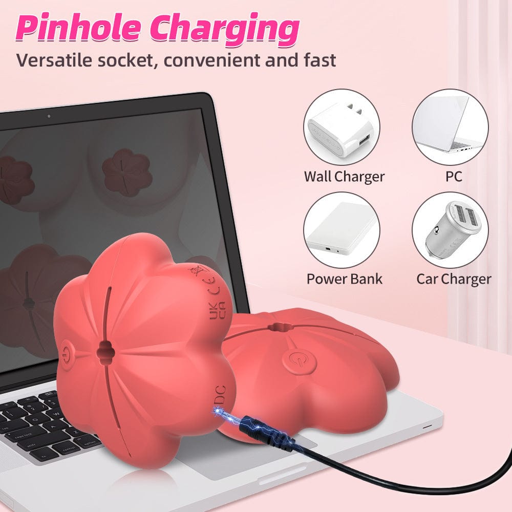 Wireless Nipple Clamp Vibrator 10 Modes 3 Clamping Forces Waterproof Nipple toys - Lurevibe