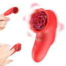 Rose Finger Vibrator G Spot Clitoral Stimulator for Couple Flirting - Lurevibe