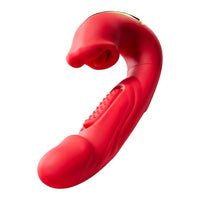 Rose Muncher Mouth Biting Tapping Ultimate Pleasure G Spot Vibrator - Lurevibe