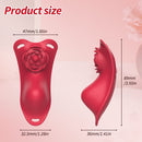 Rose Wearalbe Clitoral Massage Vibrator with Panty & Remote Control - Lurevibe