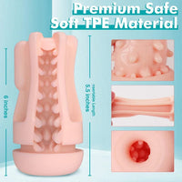 Lurevibe Automatic Sucking Male Masturbators Upgraded 7 Vibration & Suction - Lurevibe