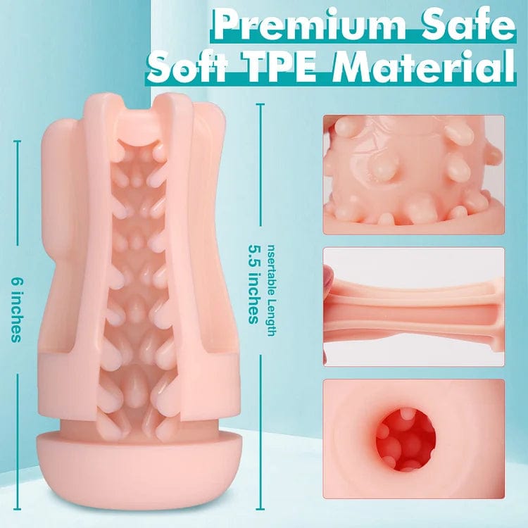 Lurevibe Automatic Sucking Male Masturbators Upgraded 7 Vibration & Suction - Lurevibe