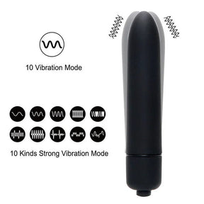 Lurevibe - Fun Vibrator Mini Bullet Jump Egg Ten Frequency Vibration Tip Frosted Bullet - Lurevibe