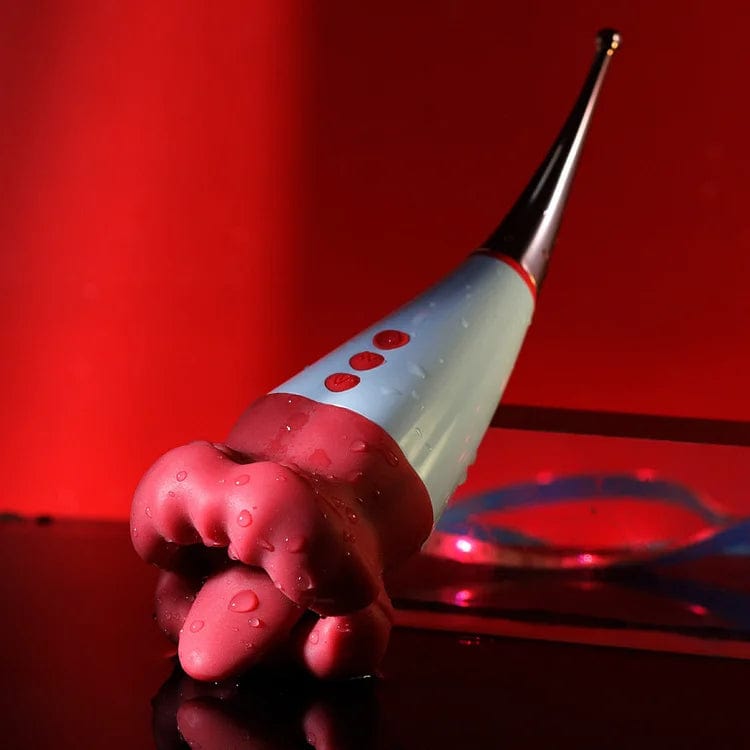 Lurevibe - Rose Lip Nibble Suction Clitoral Stimulator Vibrator - Lurevibe
