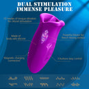 Lurevibe - Rose Kiss 10 Biting & 10 Vibrating Modes Stimulate Nipple Clitoral Women Vibrator - Lurevibe