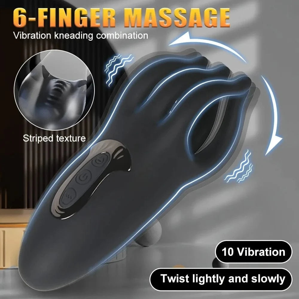 Realistic Finger Kneading Penis Massager Glans Trainer - Lurevibe