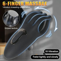 Realistic Finger Kneading Penis Massager Glans Trainer - Lurevibe