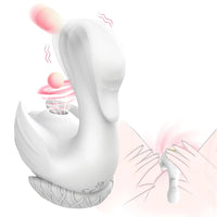 Swan Sucking Clitoral Nipple Stimulation Vibrator - Lurevibe
