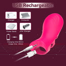 Finger Vibrator Clitoral G Spot Massager with 10 vibration For Couple Foreplay - Lurevibe