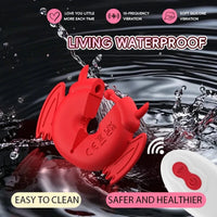 Little Devil Breast Teasing Vibrating Nipple Clamps - Lurevibe