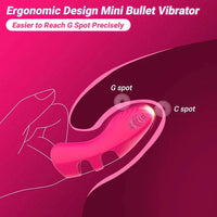 Finger Vibrator Clitoral G Spot Massager with 10 vibration For Couple Foreplay - Lurevibe