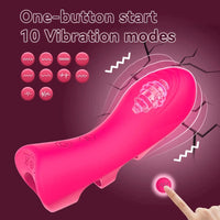 Finger Vibrator Clitoral G Spot Massager with 10 vibration For Couple Foreplay - Lurevibe