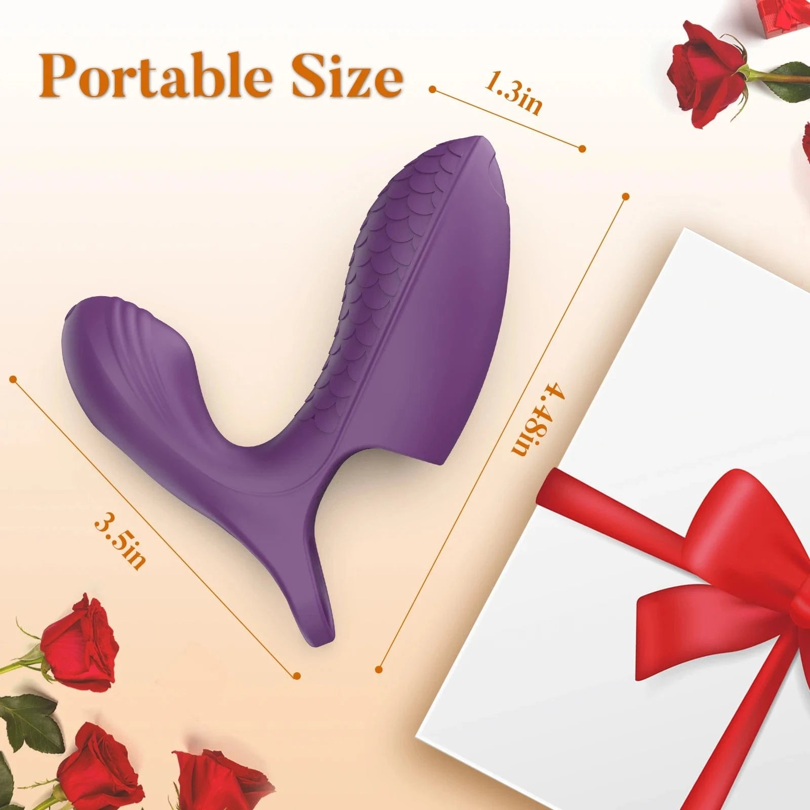 Upgraded 2-in-1 Double Vibration Finger Vibrator for G spot Clitoral Stimulation - Lurevibe